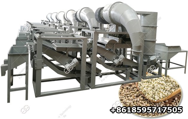 GG-HMTF300 Hemp Seed Cleaning and Dehulling Machine Price