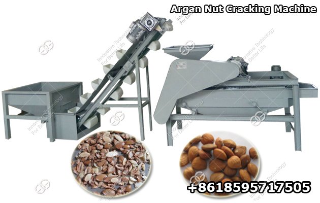 Automatic Almond Argan Nut Cracking Shelling Machine