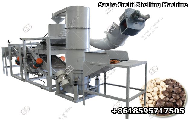 Automatic Sacha Inchi Nut Shelling Machine